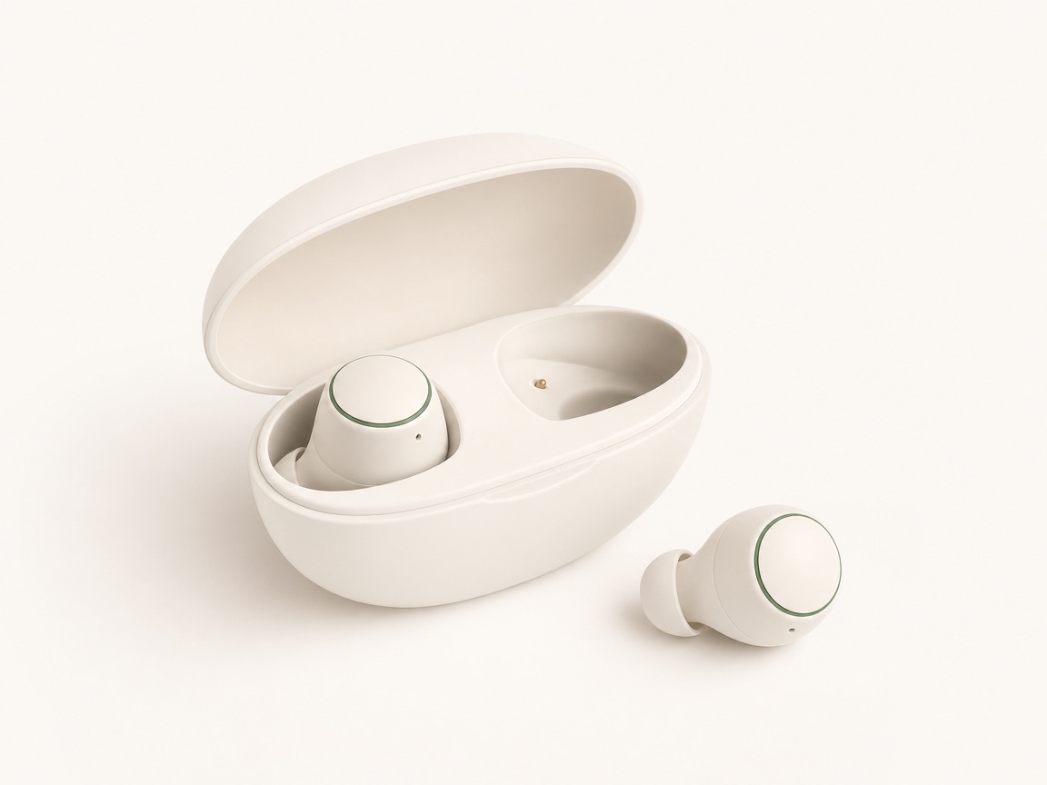 The Blossom Earpiece pair with charging case